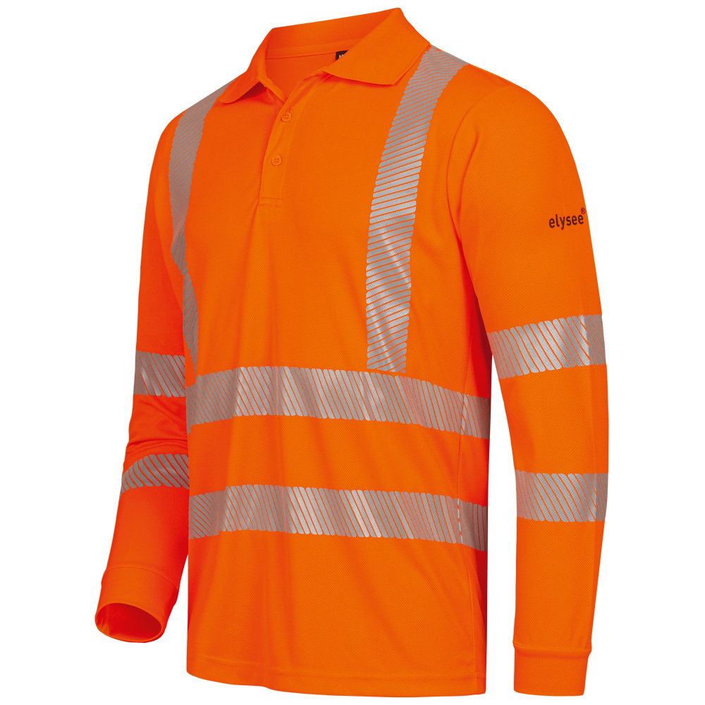 UV- und Warnschutz Langarm Polo-Shirt Harlingen
