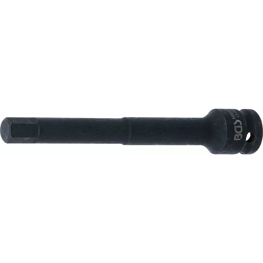 Kraft-Bit-Einsatz, Länge 150 mm, Antrieb Innenvierkant 12,5 mm (1/2"), Innensechskant 12 mm