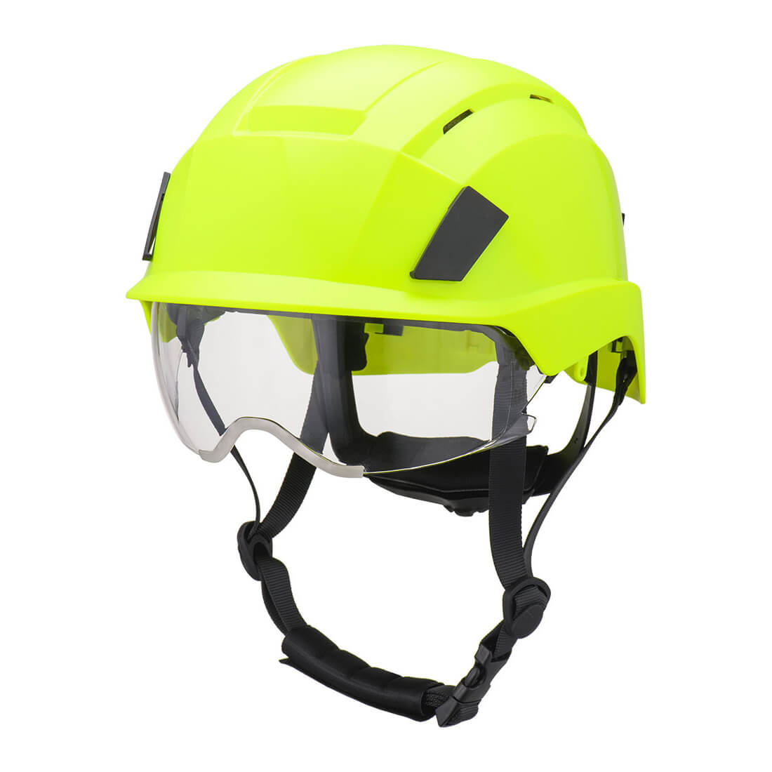 Schutzhelm mit integriertem Visier