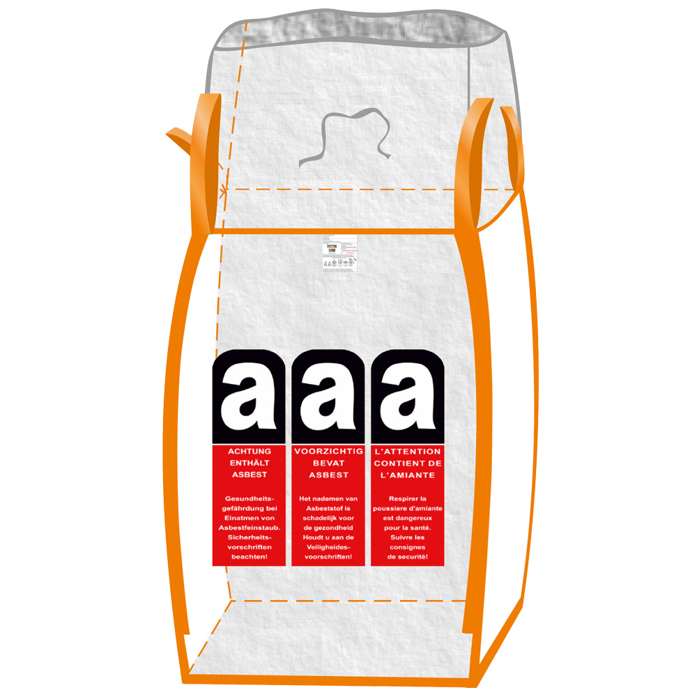Bigbag für Asbest Transparent Swl 1.000 KG