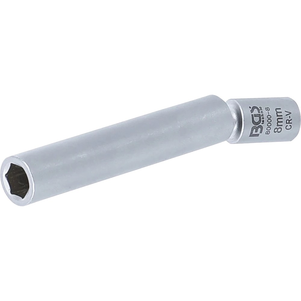Glüh- und Zündkerzen-Gelenk-Einsatz, Antrieb Innenvierkant 6,3 mm (1/4"), SW 8 mm