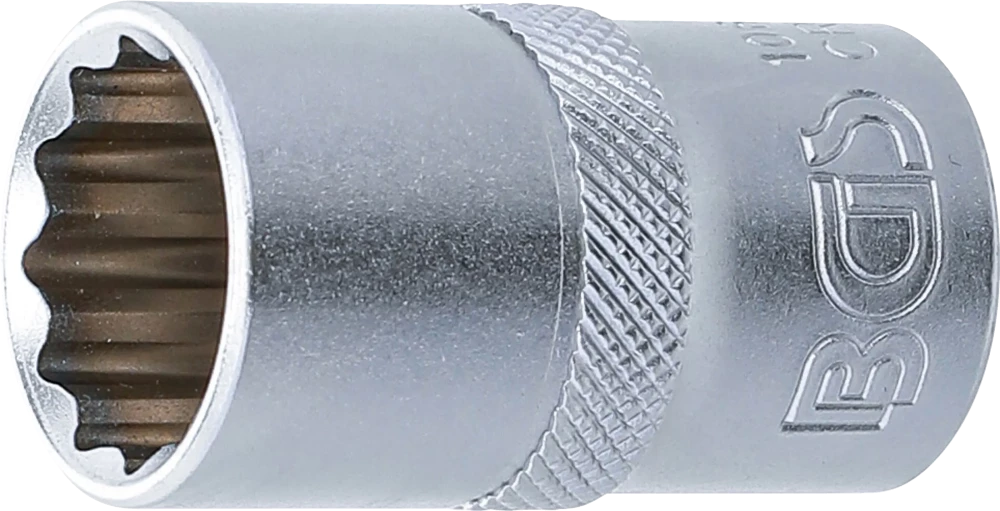 Steckschlüssel-Einsatz Zwölfkant, Antrieb Innenvierkant 12,5 mm (1/2"), SW 16 mm