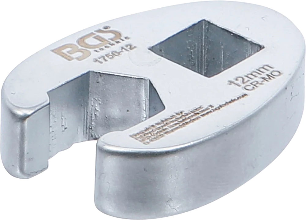 Hahnenfußschlüssel, Antrieb Innenvierkant 10 mm (3/8"), SW 12 mm