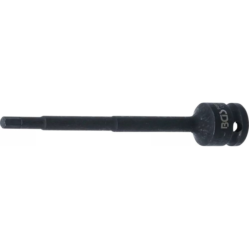 Kraft-Bit-Einsatz, Länge 150 mm, Antrieb Innenvierkant 12,5 mm (1/2"), Innensechskant 6 mm