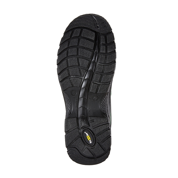teXXor® S1-Sicherheitshalbschuhe ROUEN schwarz/grün