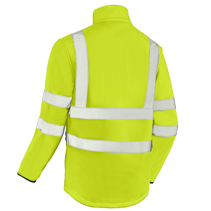 teXXor® Warnschutz-Softshelljacke NIAGARA leuchtgelb