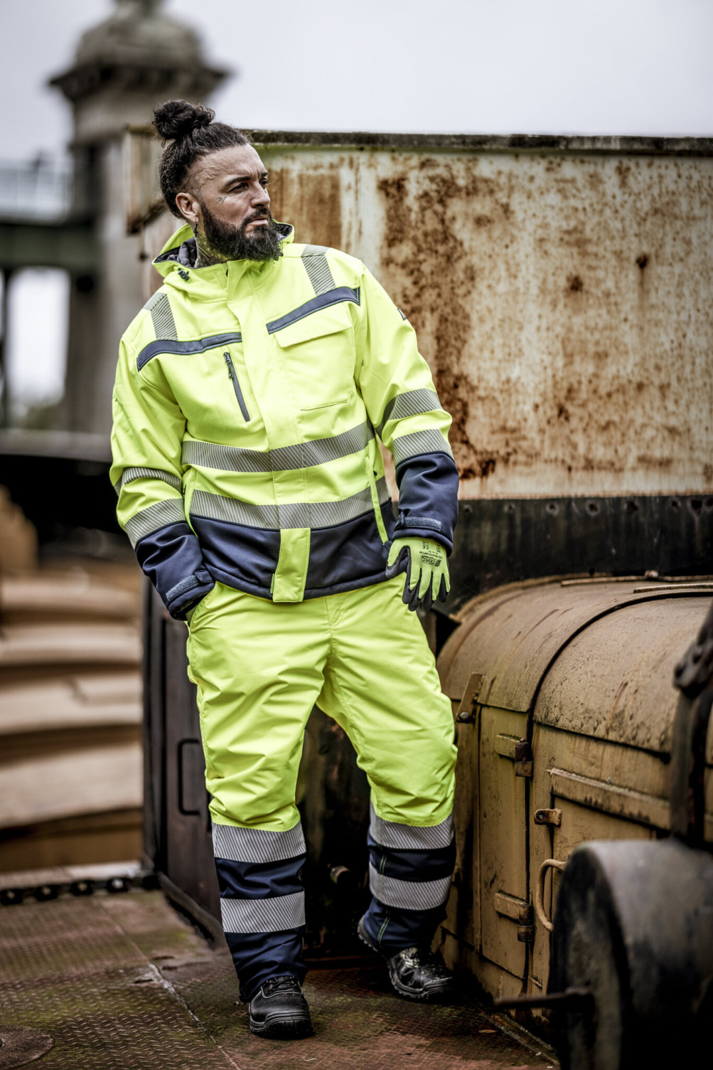 Winterjacke MOTION TEX VIZ PLUS Warn-Winterjacke