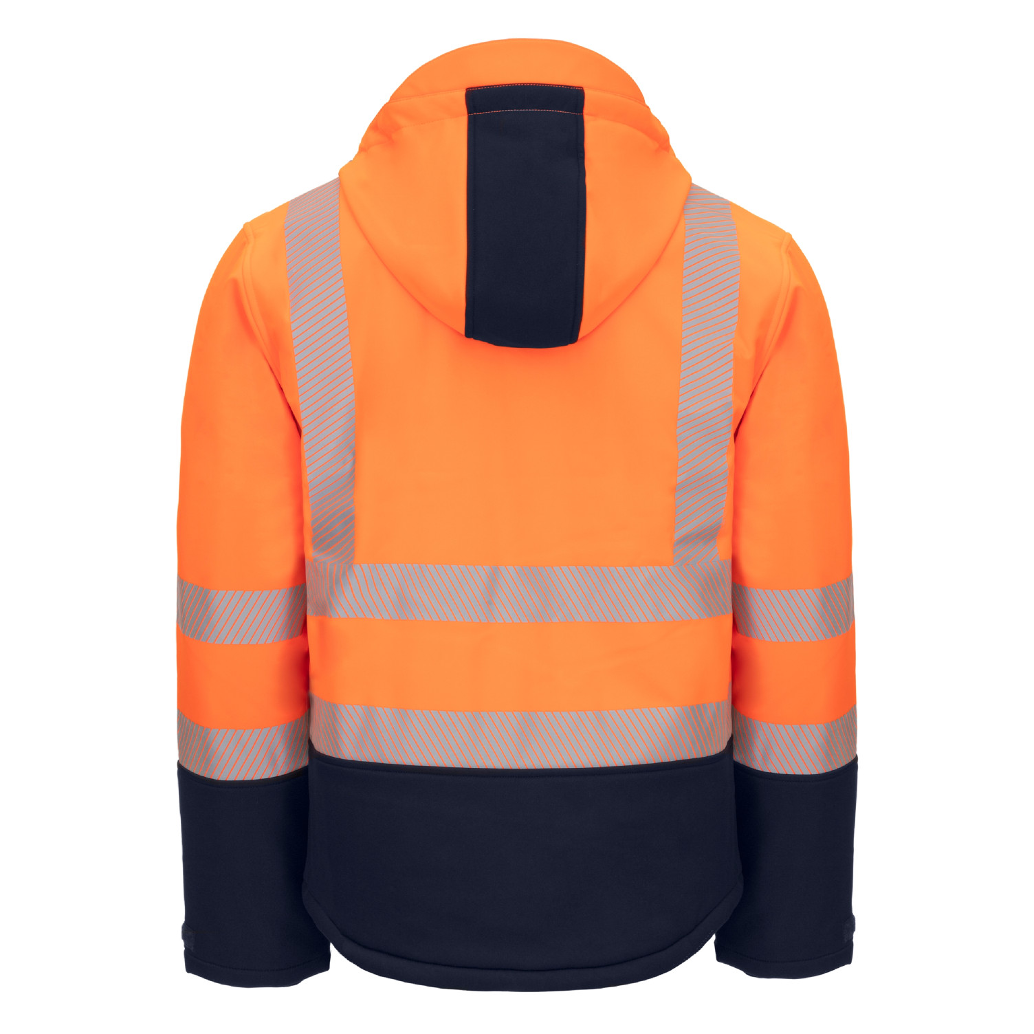 Warn-Winterjacke MOTION TEX VIZ PLUS neonorange / marineblau