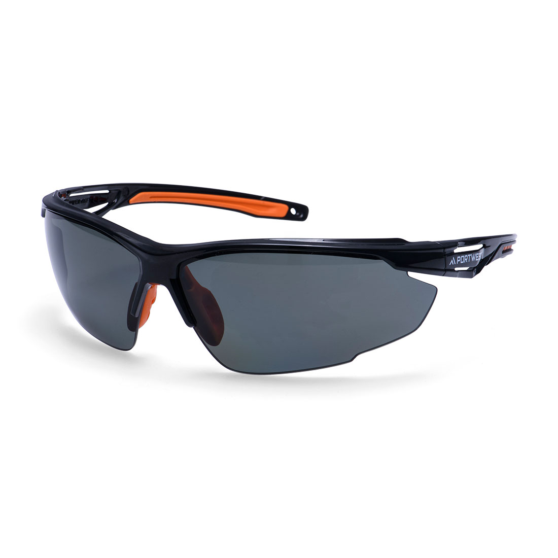 Anthrazitfarbene KN Schutzbrille