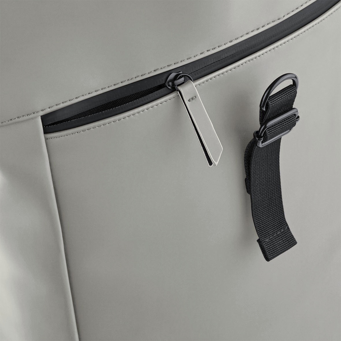 Tasche – Matte PU Roll-Top Backpack