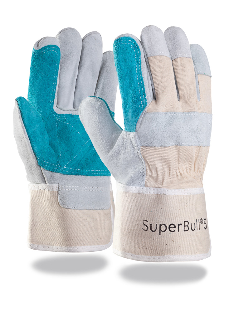 SuperBull® 5 | TOP-Rindkernspaltlederhandschuh | verstärkt
