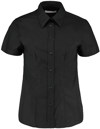 Hemd – Women´s Tailored Fit Workwear Oxford Shirt Short Sleeve