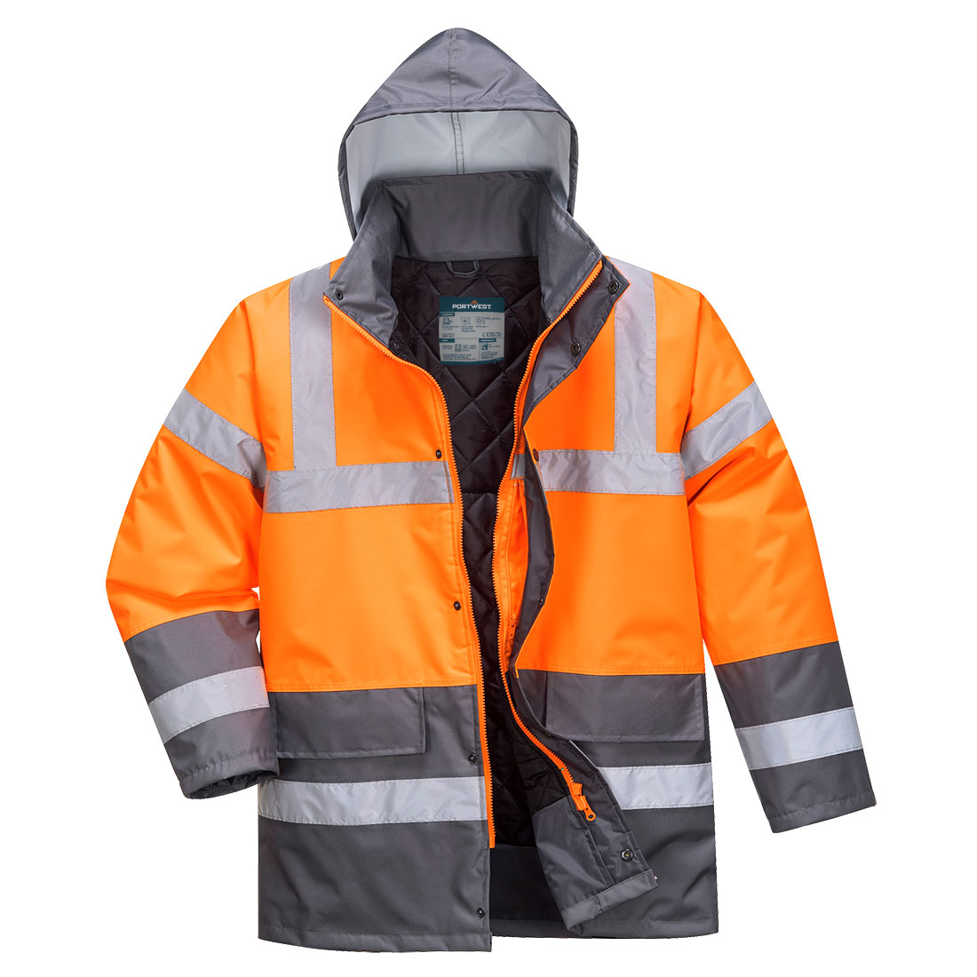 Hi-Vis Kontrast Winter Verkehrsjacke
