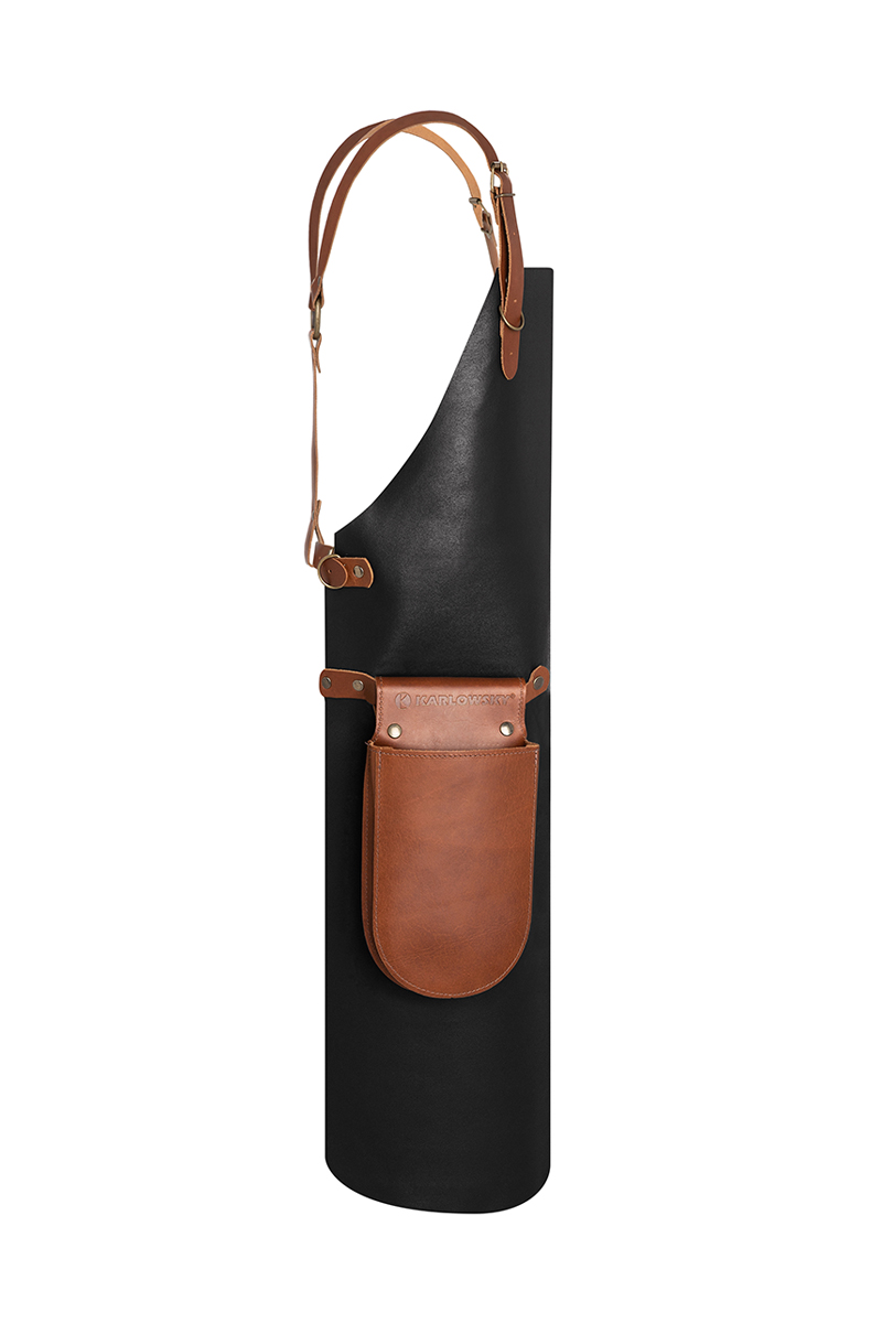 Leder Latzschürze X-Style mit Kreuzträgern