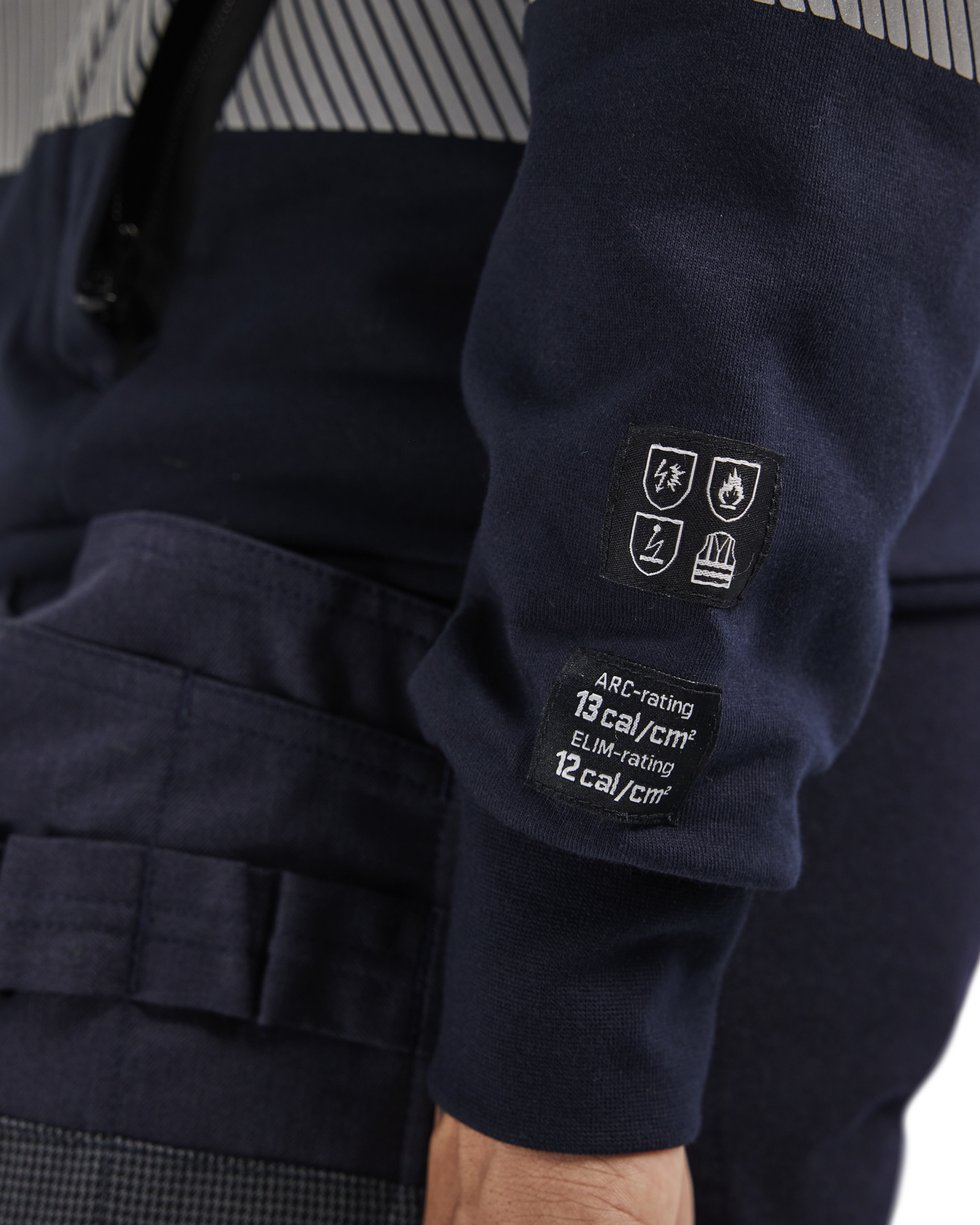 Damen High Vis Multinorm Sweatjacke Inhärent