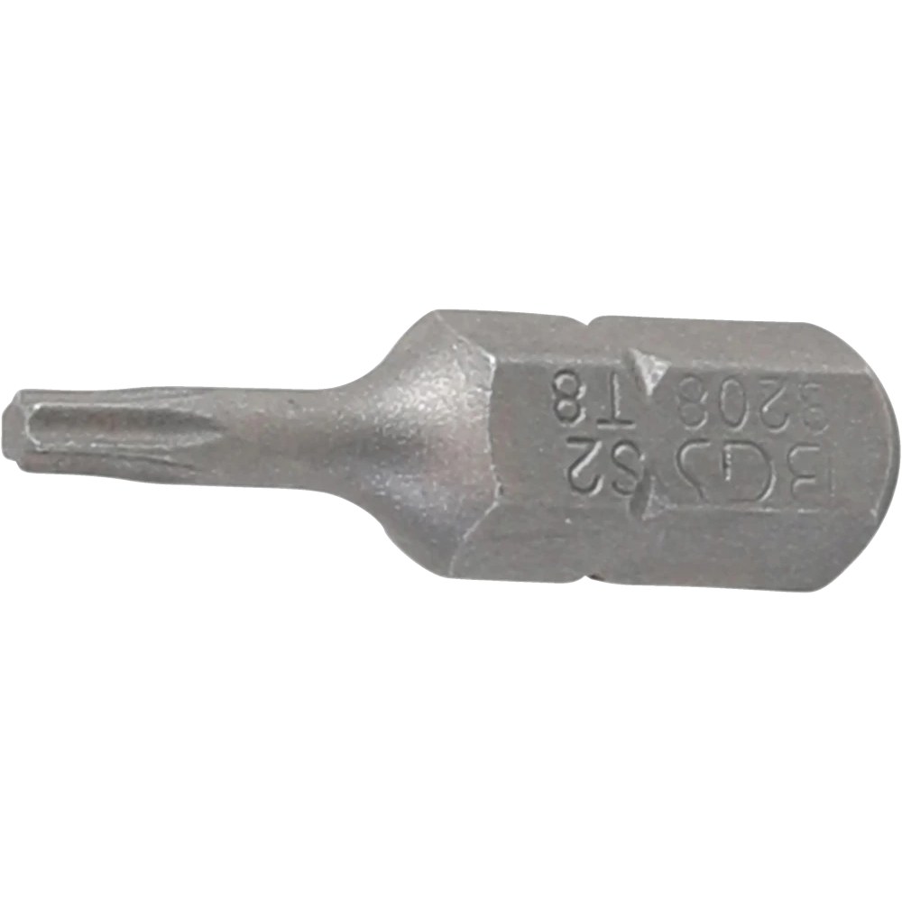 Bit, Länge 25 mm, Antrieb Außensechskant 6,3 mm (1/4"), T-Profil (für Torx) T8
