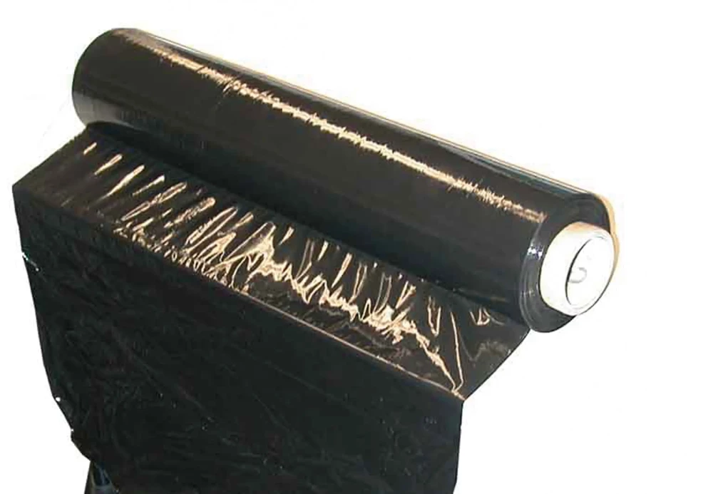 Stretchfolie, schwarz, 500 mm x 300 m, 23 µm