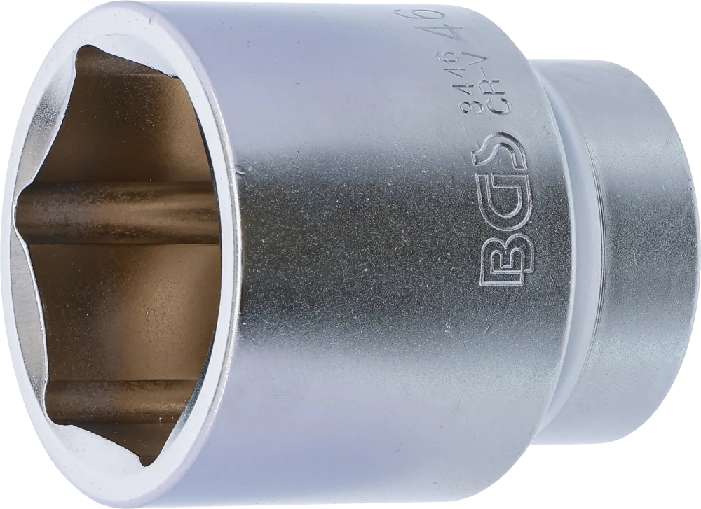 Steckschlüssel-Einsatz Sechskant, Antrieb Innenvierkant 20 mm (3/4"), SW 46 mm