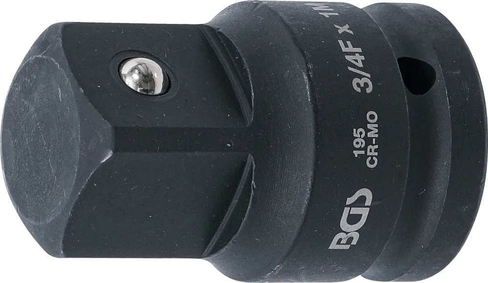 Kraft-Steckschlüssel-Adapter, Innenvierkant 20 mm (3/4") - Außenvierkant 25 mm (1")