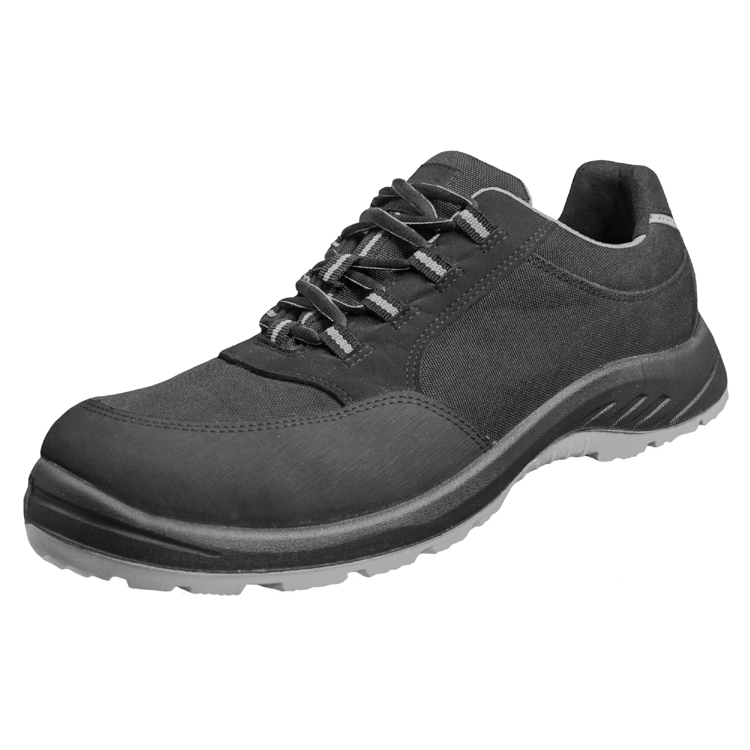 Sicherheitshalbschuhe S3S ESD SOLID STEP schwarz / grau