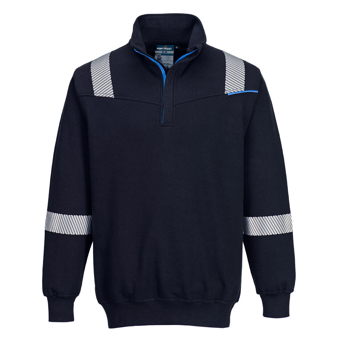 WX3 Modaflame Knit FR Sweatshirt mit 1/4 Reißverschluss