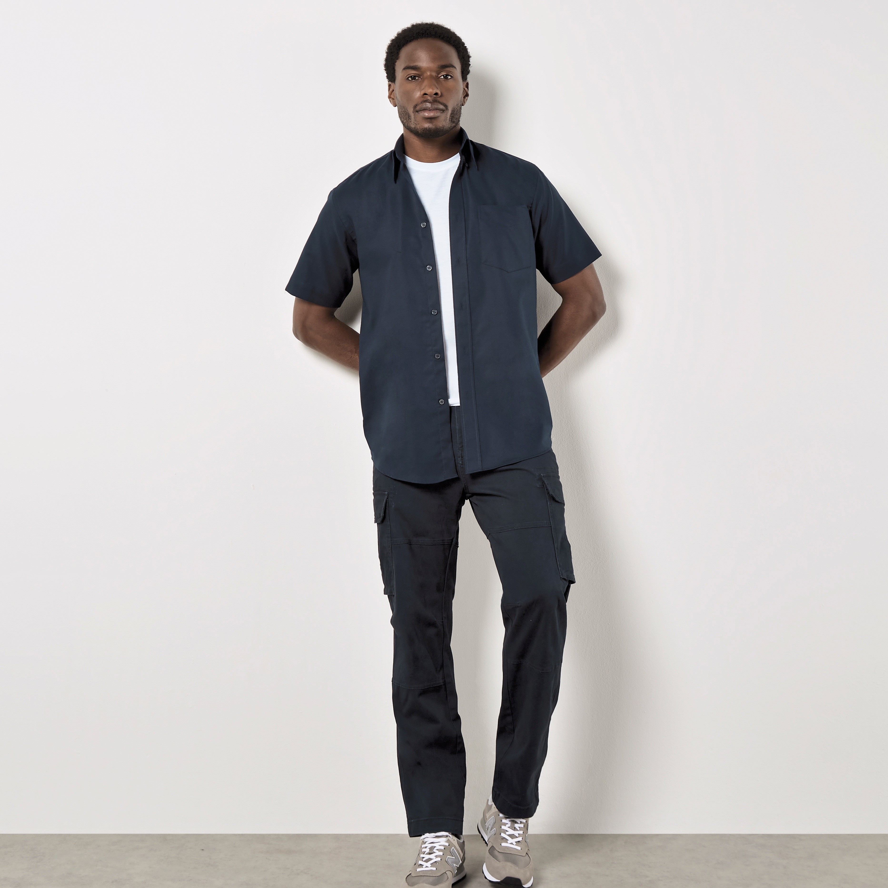 Hemd – Men´s Classic Fit Workwear Oxford Shirt Short Sleeve