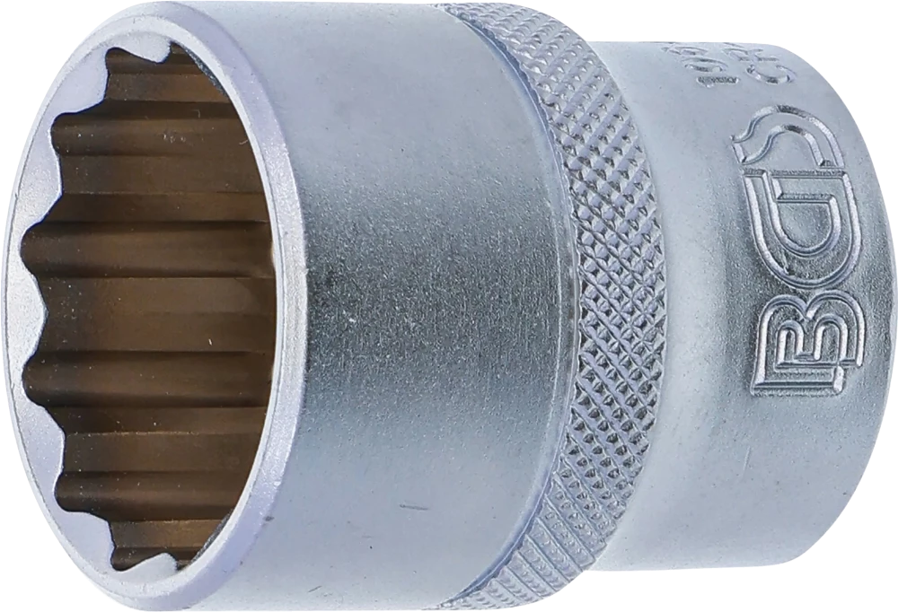 Steckschlüssel-Einsatz Zwölfkant, Antrieb Innenvierkant 12,5 mm (1/2"), SW 24 mm