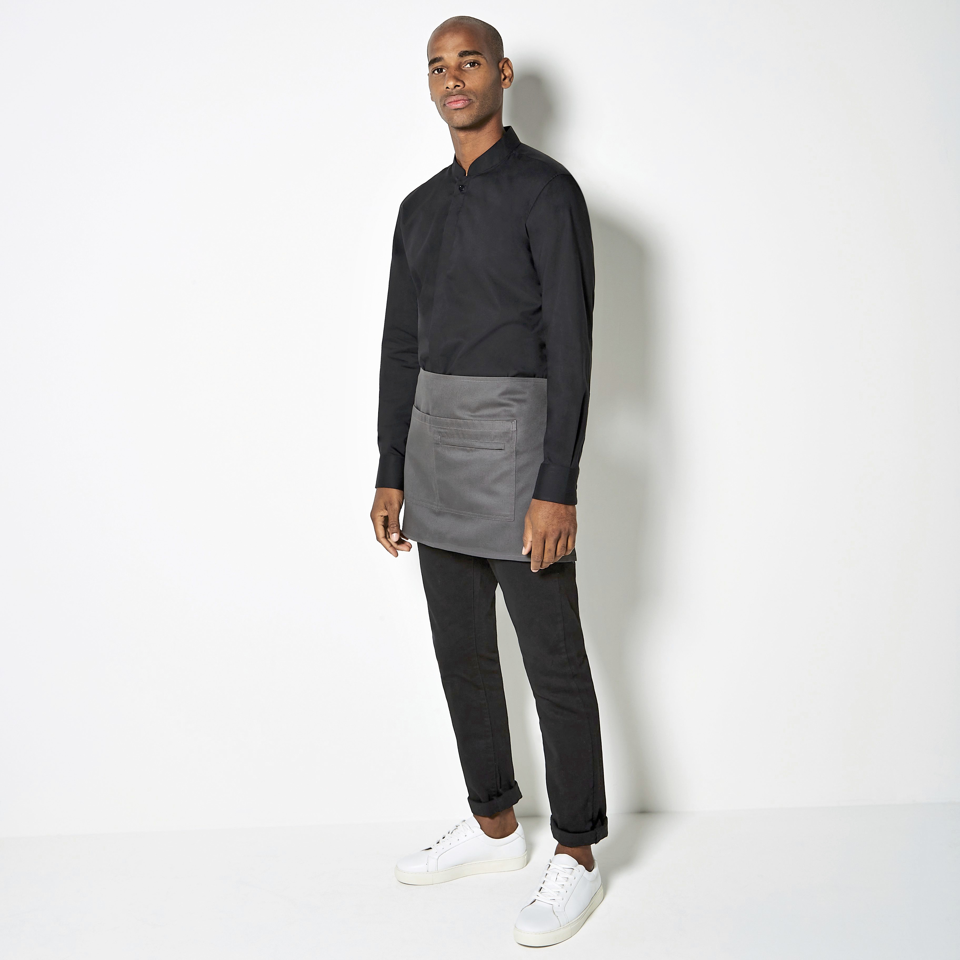 Hemd – Men´s Tailored Fit Mandarin Collar Shirt Long Sleeve