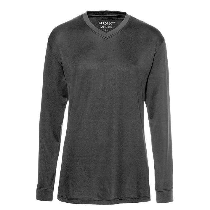 4PROTECT® UV-Schutz-Langarm-Shirt AUSTIN grau
