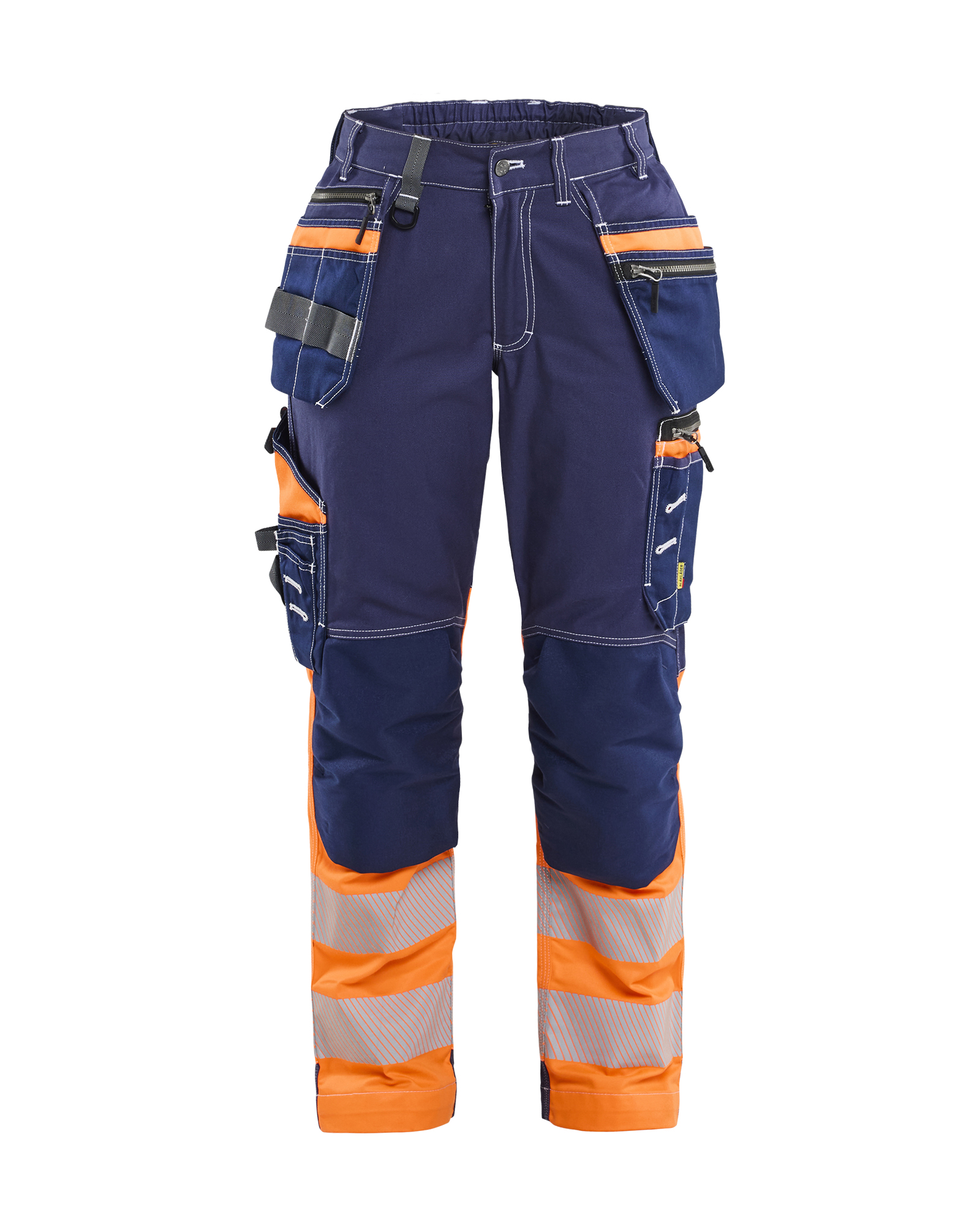 Damen High Vis Arbeitshose mit Stretch
