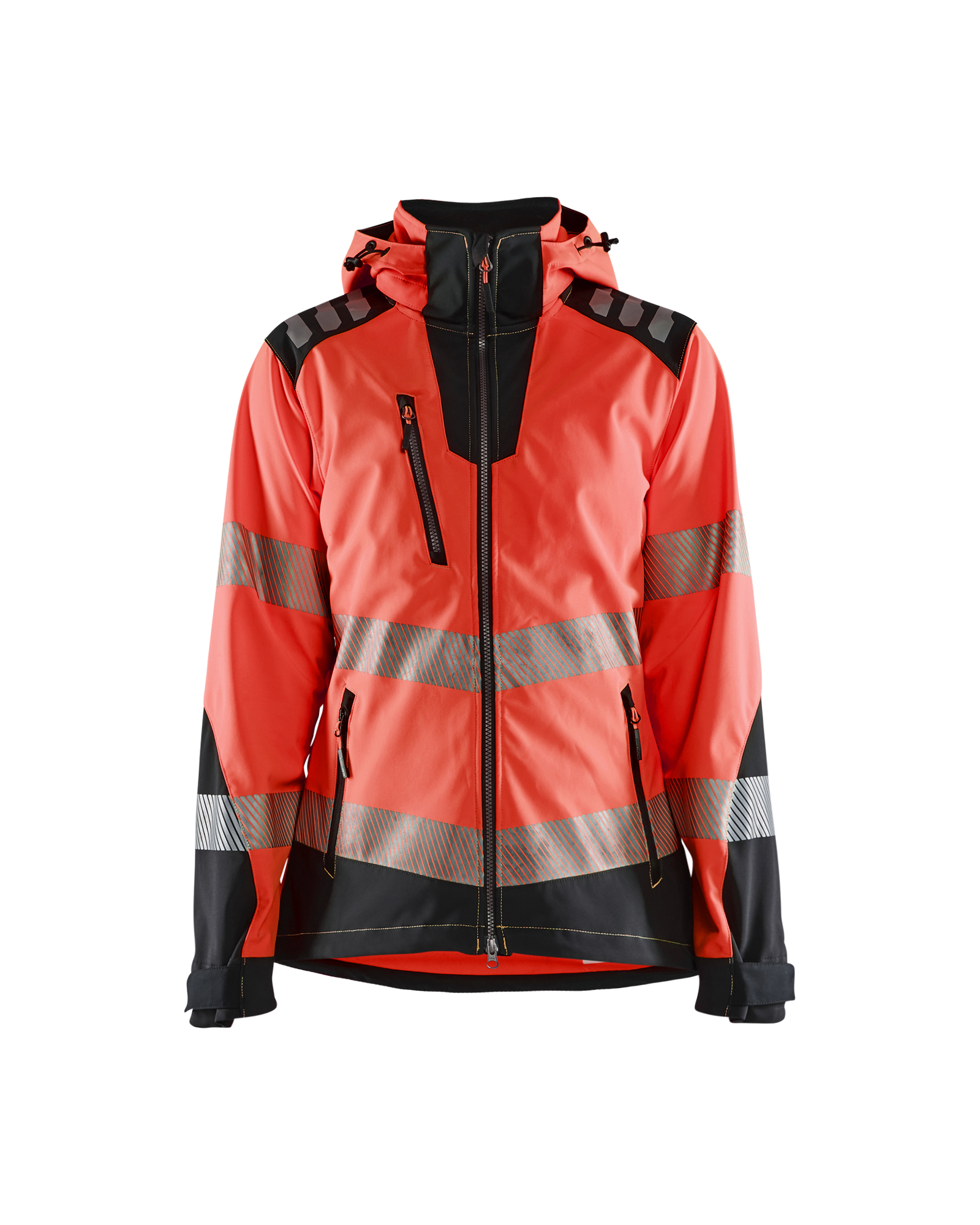 Damen High Vis Softshell Jacke