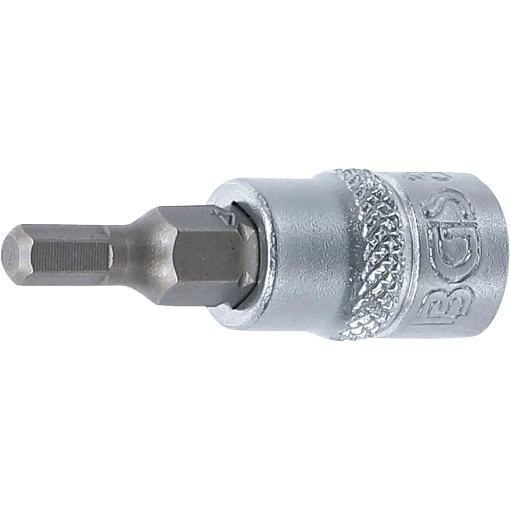 Bit-Einsatz, Antrieb Innenvierkant 6,3 mm (1/4"), Innensechskant 4 mm