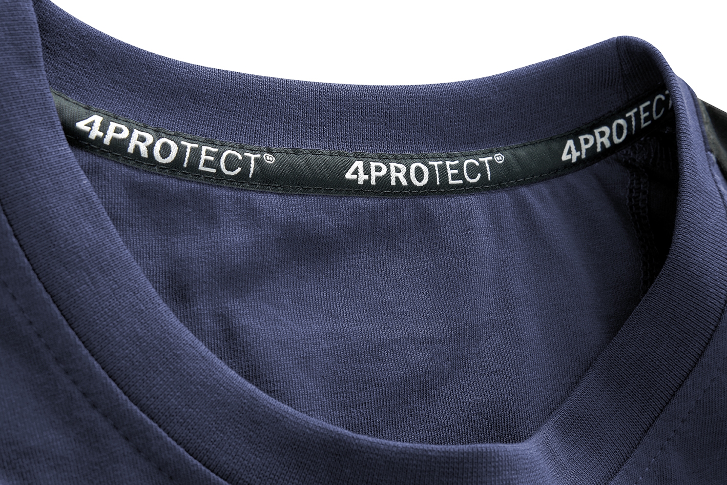 4PROTECT® Brand-T-Shirt navy/schwarz