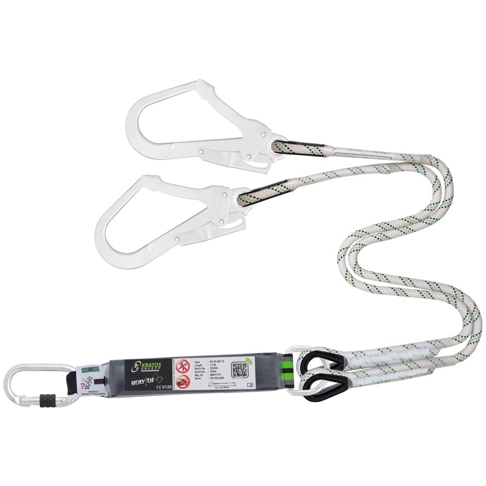 Bandfalldämpfer-Double mit 2 Gerüsthaken, Kratos®