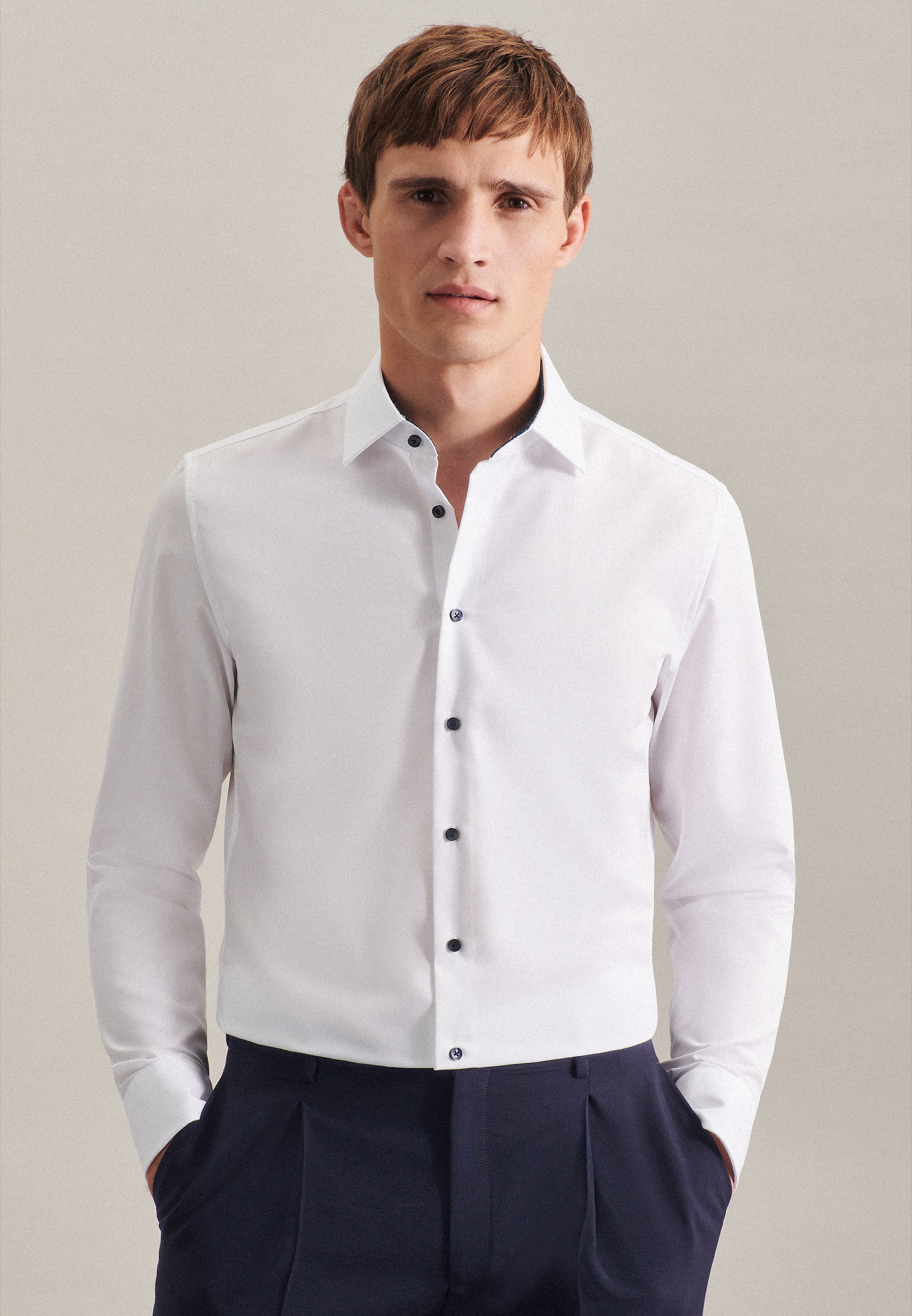 Hemd – Men´s Shirt Poplin Slim Fit Long Sleeve