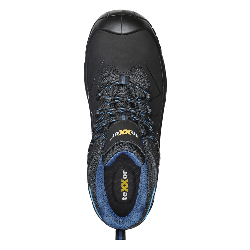 teXXor® S3-Sicherheitshalbschuhe Rennes schwarz/ blau