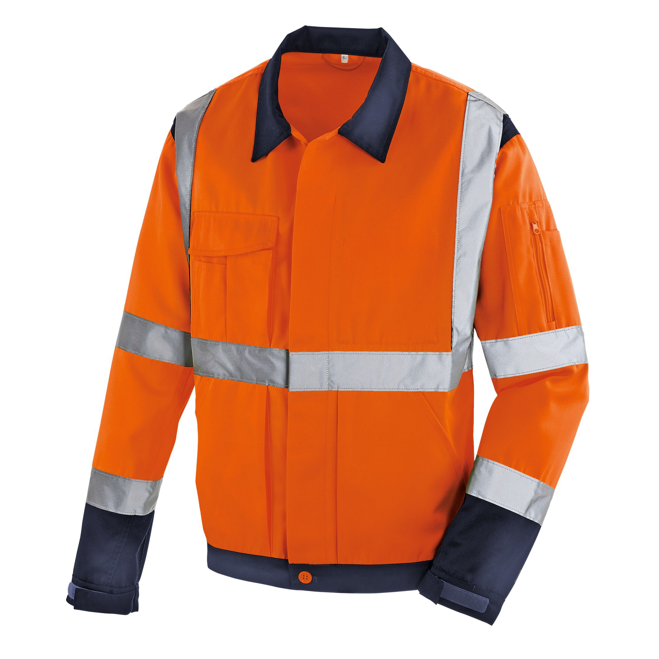 teXXor® Warnschutz-Jacke DAVENPORT leuchtorange/navy
