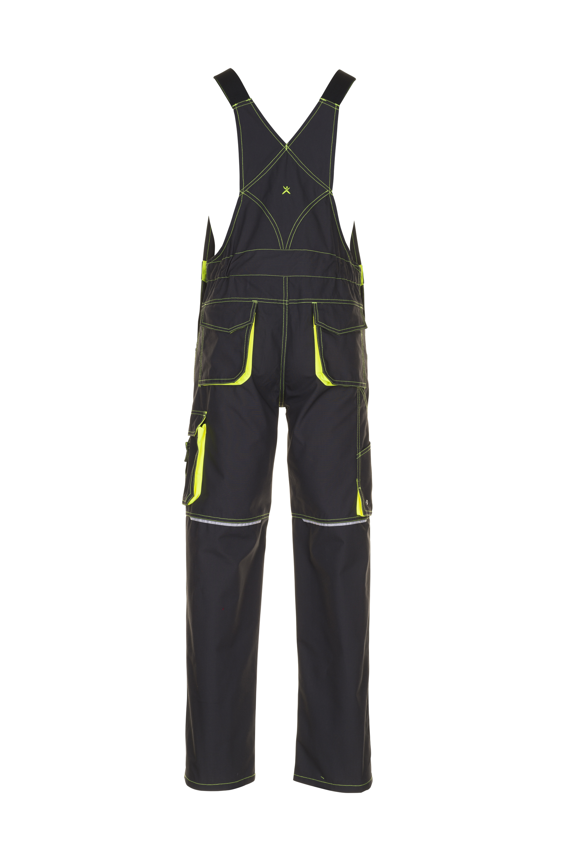 PLANAM Latzhose Basalt Neon