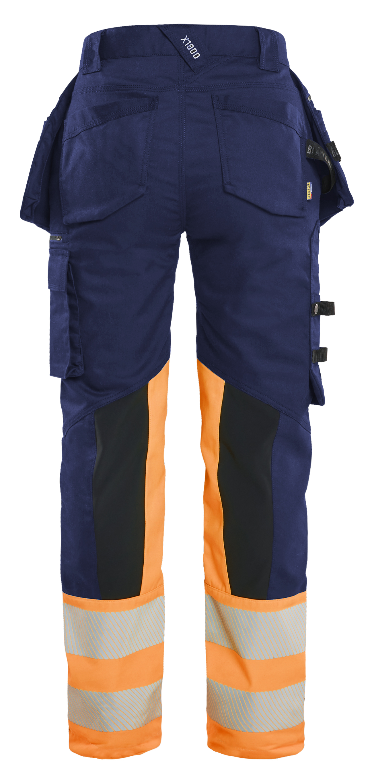 Damen High Vis Arbeitshose Stretch