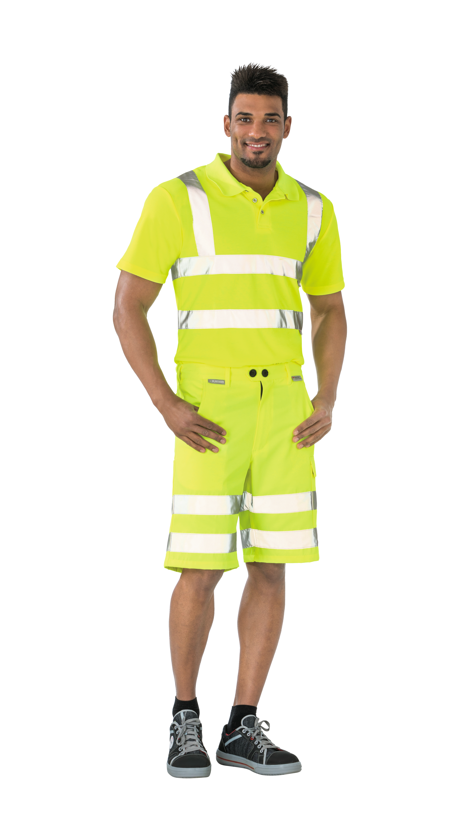 PLANAM Shorts Warnschutz