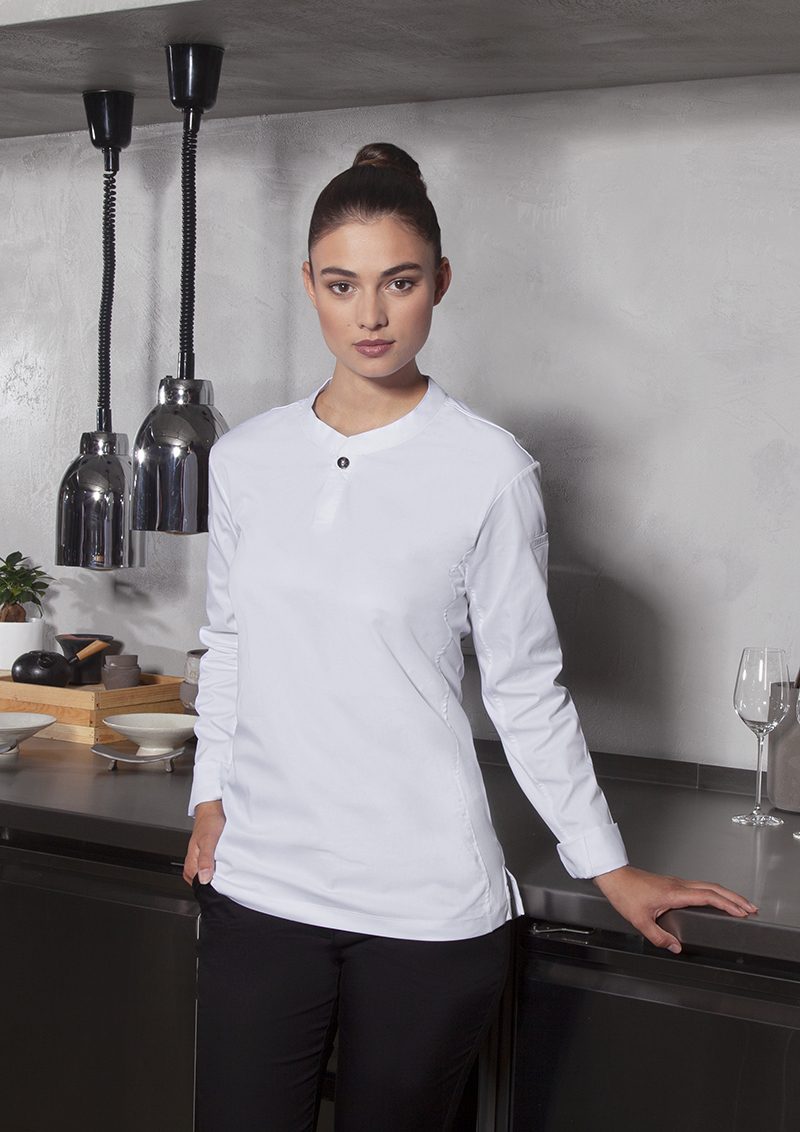 Langarm Damen-Arbeitsshirt Performance