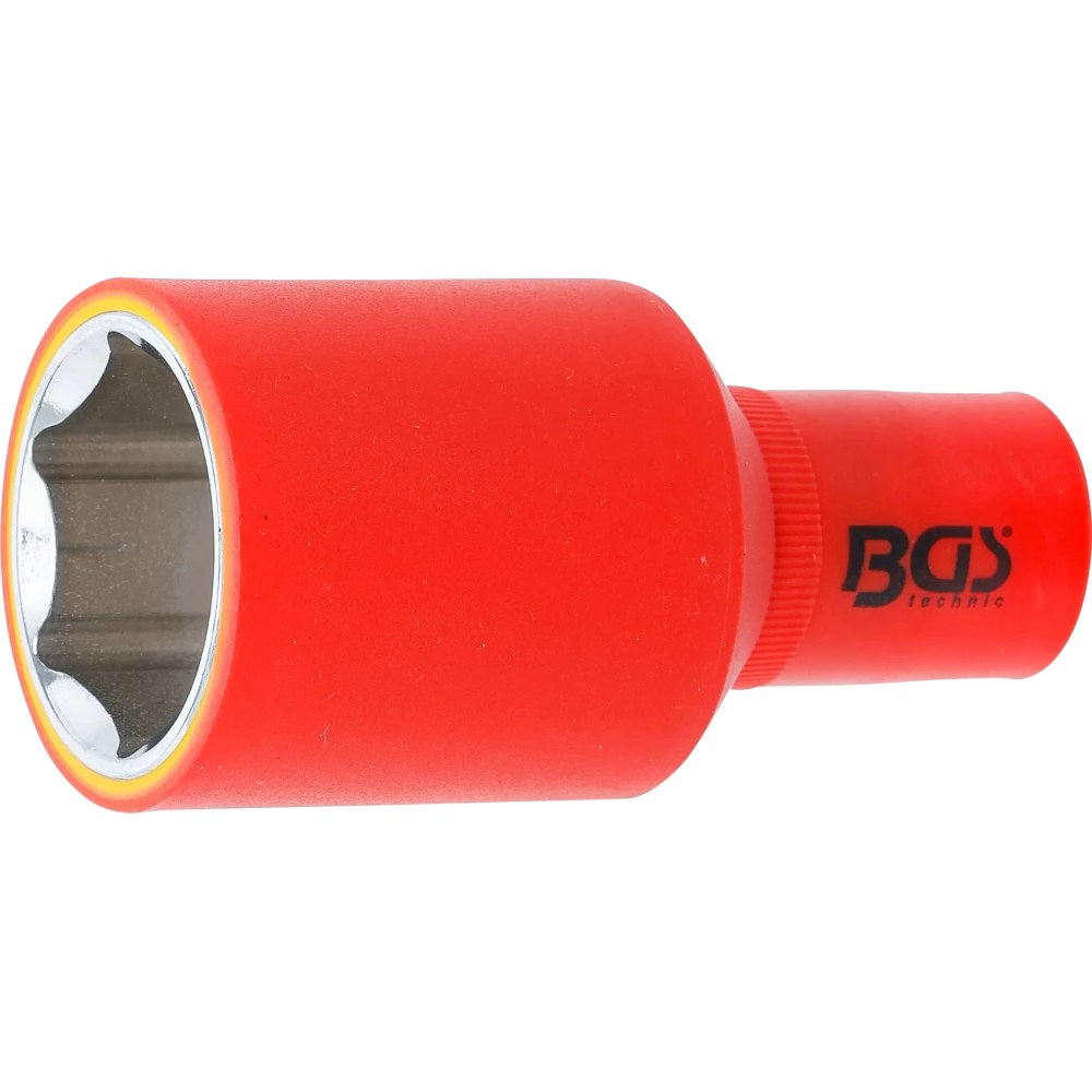 VDE-Steckschlüssel-Einsatz Sechskant, Antrieb Innenvierkant 12,5 mm (1/2"), SW 32 mm