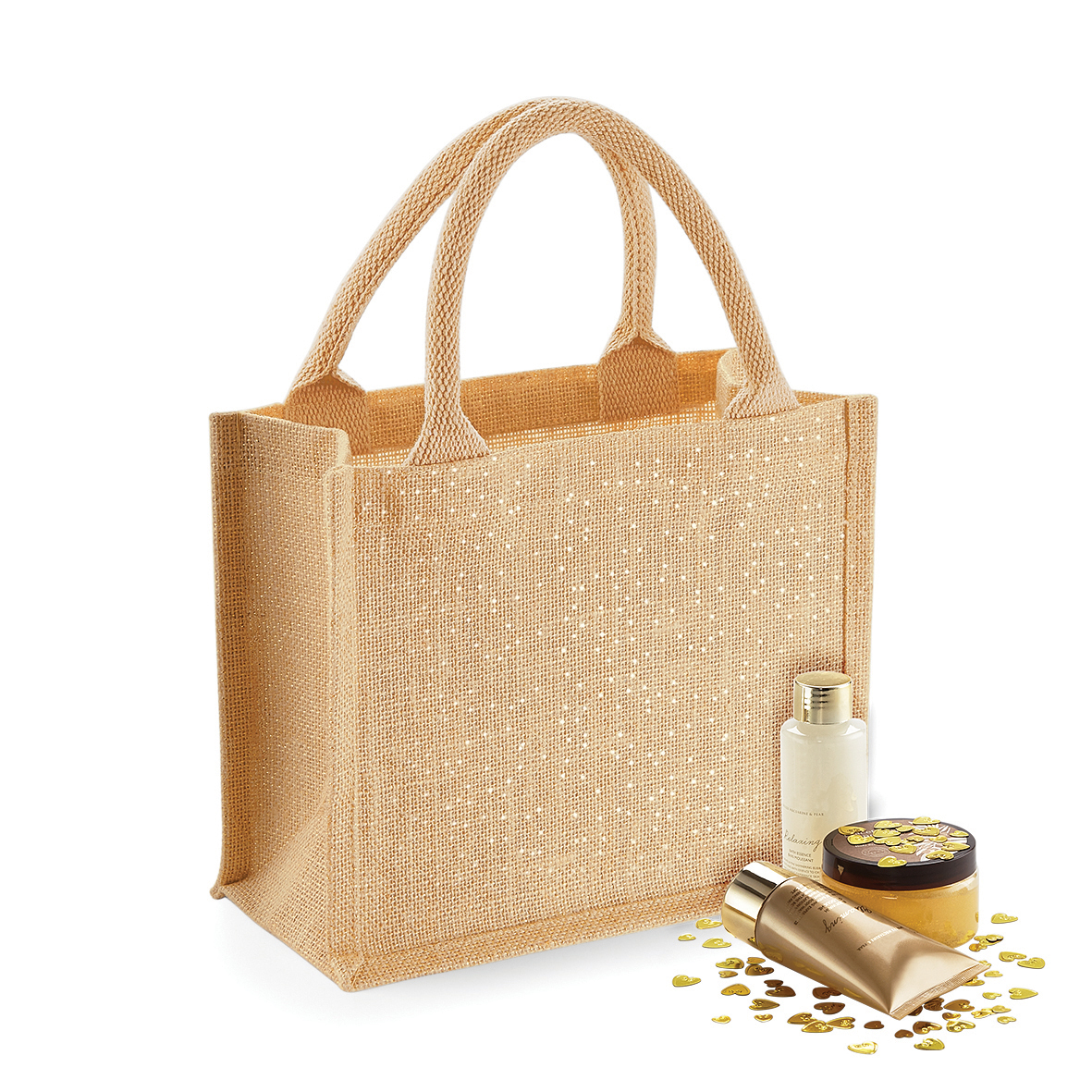 Tasche – Shimmer Jute Mini Gift Bag