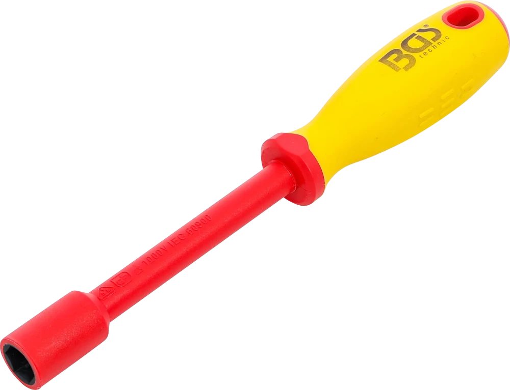 VDE-Steckschlüssel-Schraubendreher, Sechskant, SW 13 mm, Klingenlänge 125 mm