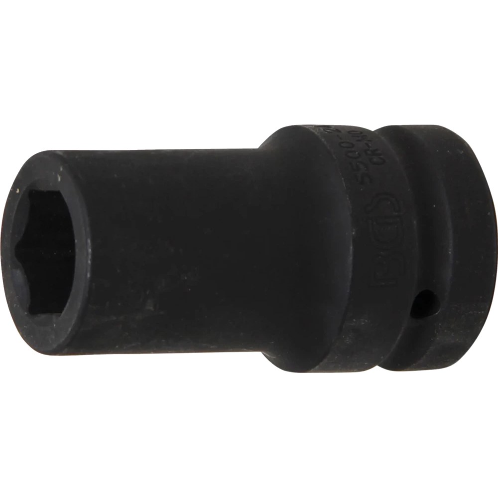 Kraft-Steckschlüssel-Einsatz Sechskant, tief, Antrieb Innenvierkant 25 mm (1"), SW 24 mm