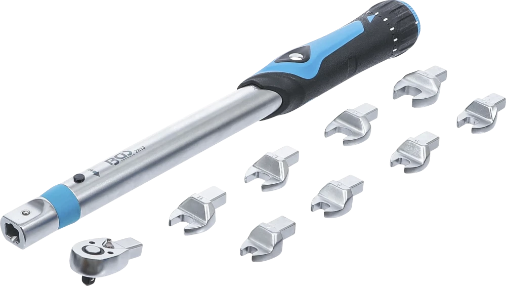 Drehmomentschlüssel-Satz, 6,3 mm (1/4"), 10 - 50 Nm, 10-tlg.