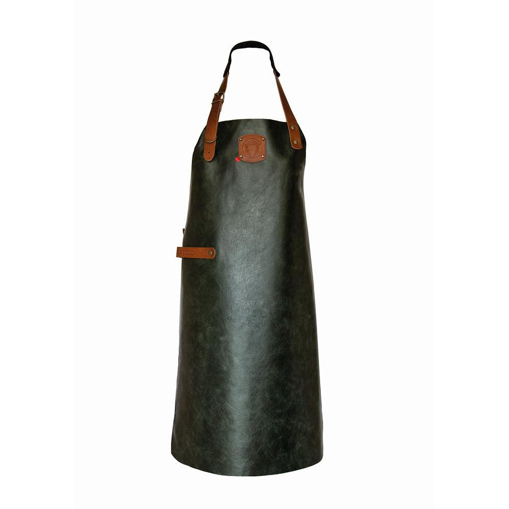 Leder-Latzschürze Classic, B 60 x L 82cm