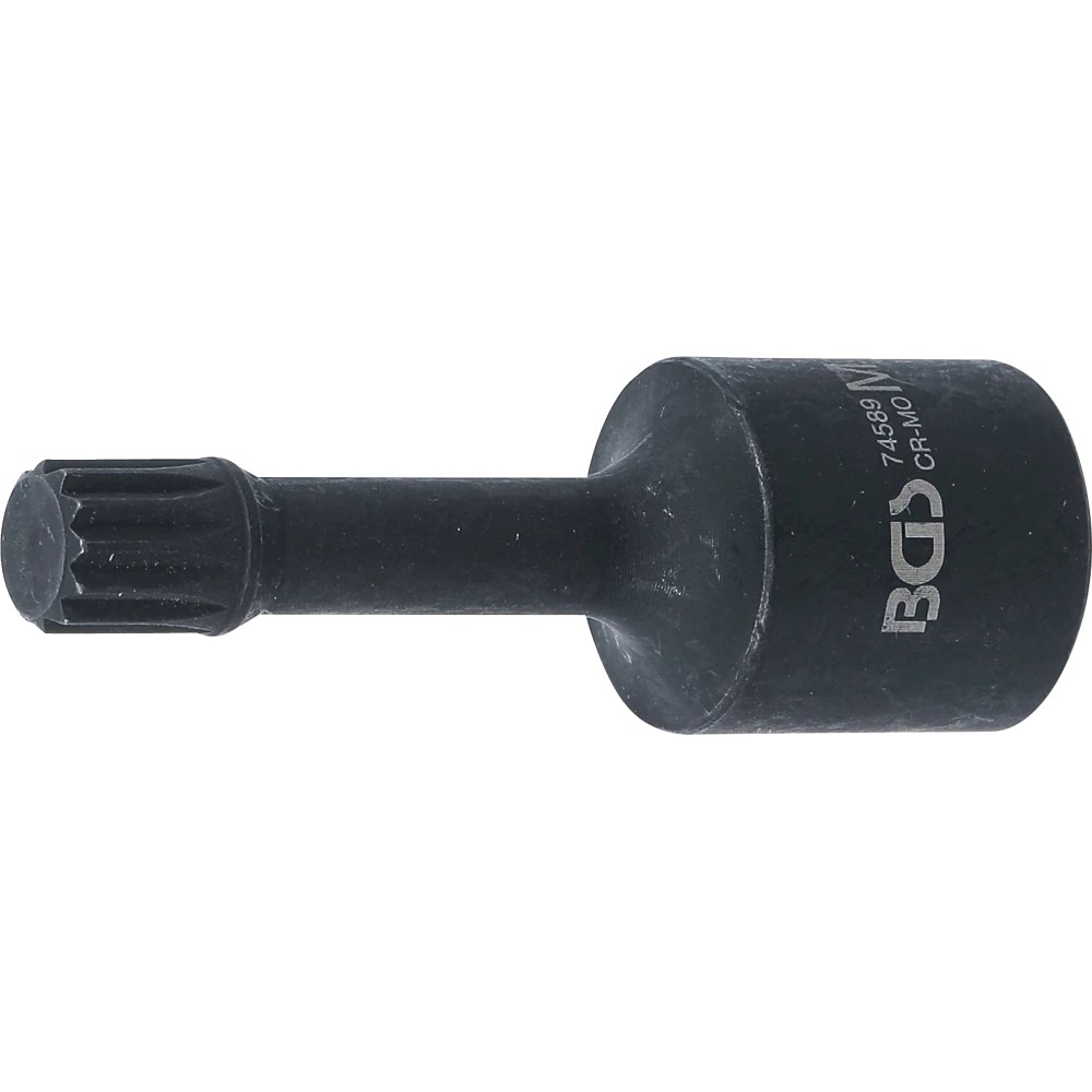Kraft-Spezial-Bit-Einsatz, Länge 72 mm, Antrieb Innenvierkant 12,5 mm (1/2"), Innenvielzahn (für XZN) M12, für VAG