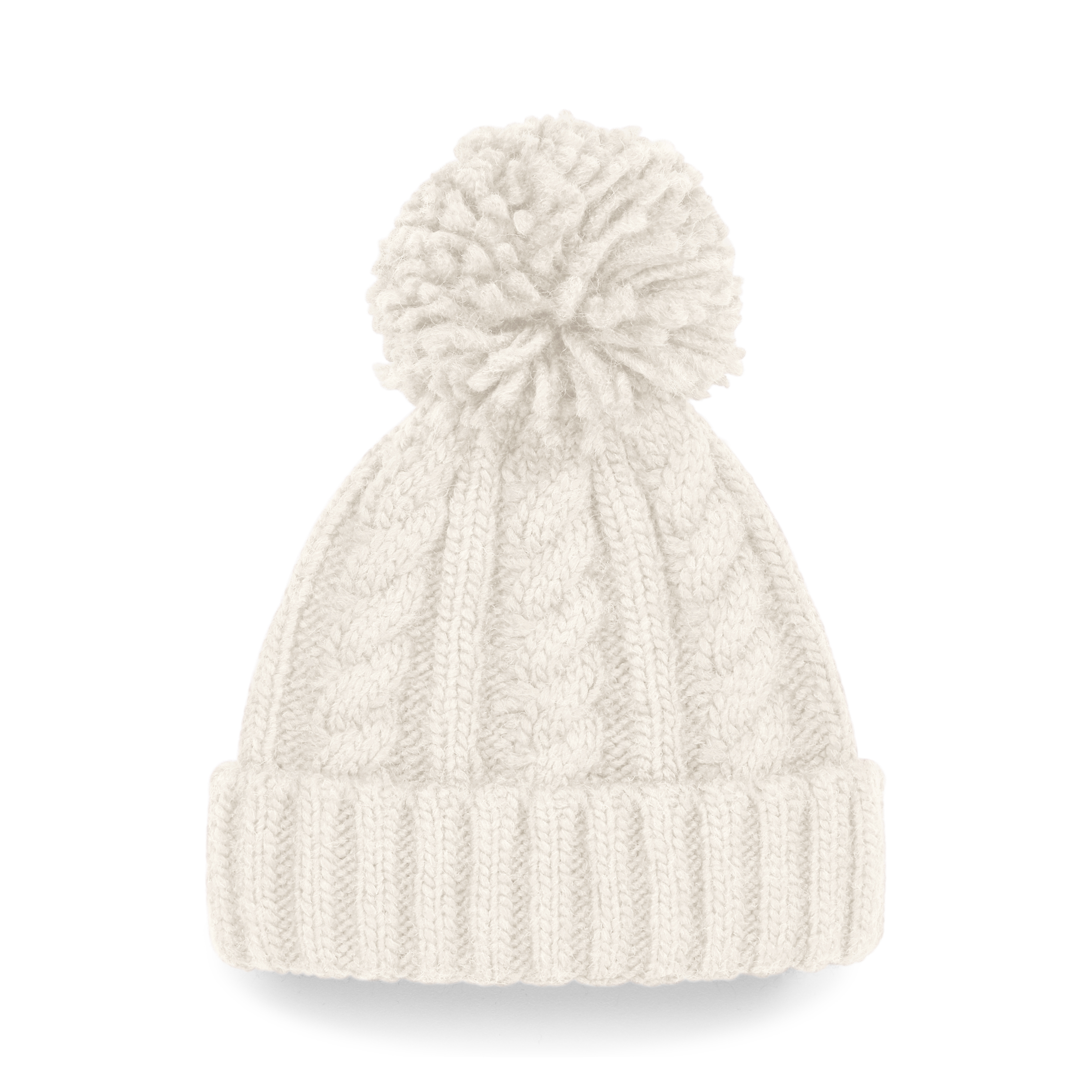 Cable Knit Melange Beanie