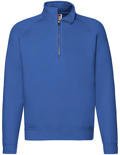 Sweatshirt – Premium Zip Neck Raglan Sweat